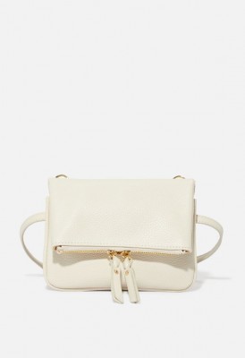 L. Flap Over Belt Bag - Bone