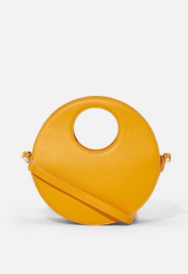 L. Circle Crossbody Bag - Mustard
