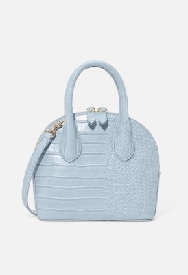 L. Mini Ian Crossbody Bag - Blue Croc