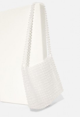 L. Clearly Beaded Shoulder Bag