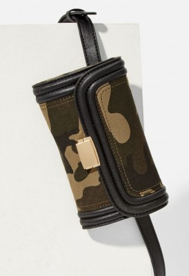 L. Pieced Belt Bag - Camo