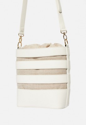 L. Chandler Date Shoulder Bag - White