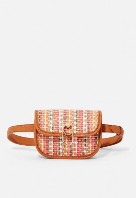 L. Island Trek Crossbody Bag - Multi Straw